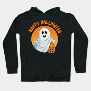 Happy Halloween Cute Ghost Hoodie